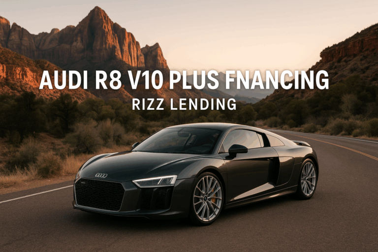 Rizz Lending: Audi R8 V10 Plus Financing